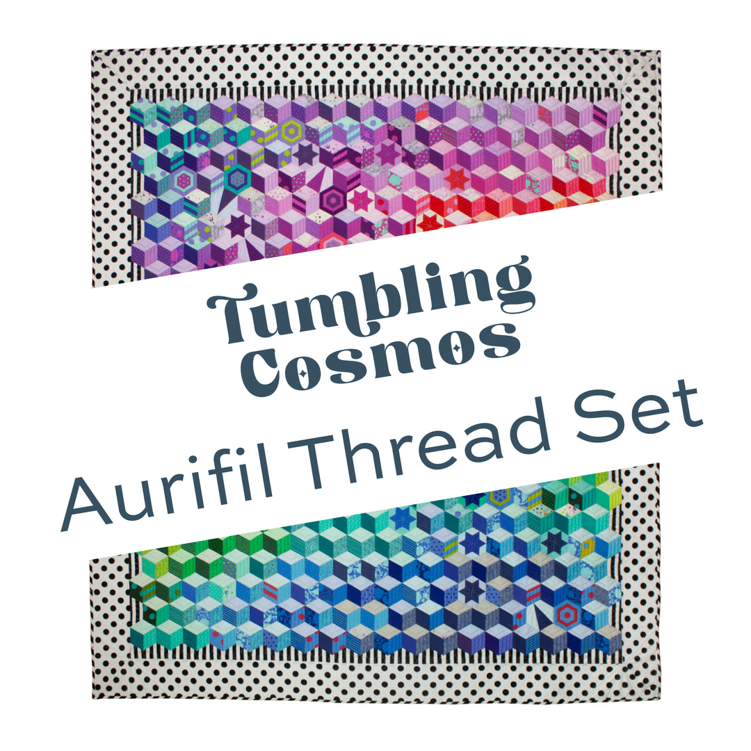 Tumbling Cosmos - Aurifil Thread Set