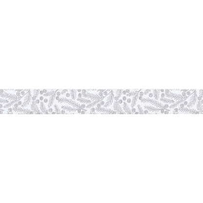 Berry and Pine - Pine Needles in Snow - 5/8" width - by Lella Boutique - One Yard