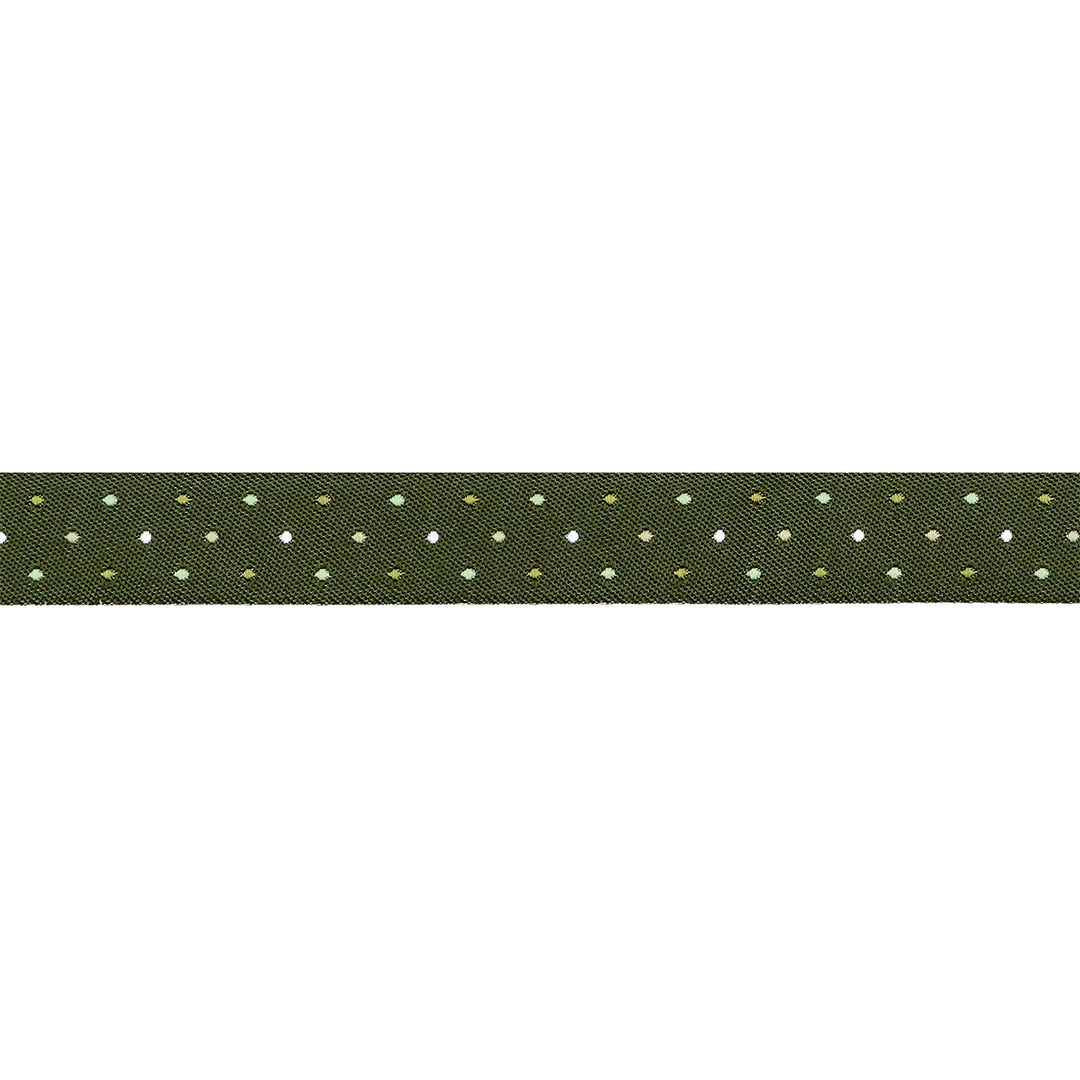 Berry and Pine - Magic Dot in Forest - 5/8" width - by Lella Boutique - One Yard