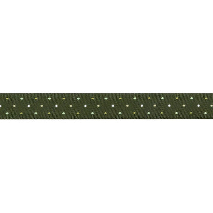 Berry and Pine - Magic Dot in Forest - 5/8" width - by Lella Boutique - One Yard