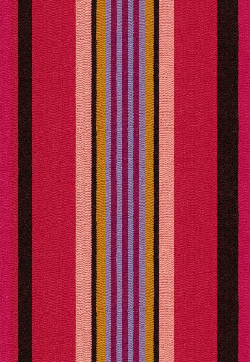 A closeup shot of the quilting fabric pattern called Director, designed by Anna Maria Horner, in the warm colorway. The SKU is WAMT105-59L.