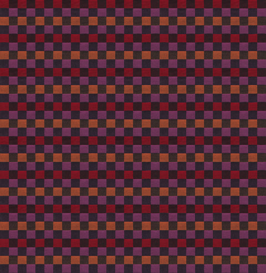 Alternate in Lipstick woven fabric, part of the Check Mates fabric collection by Anna Maria Textiles (SKU: WAMT110-28L)