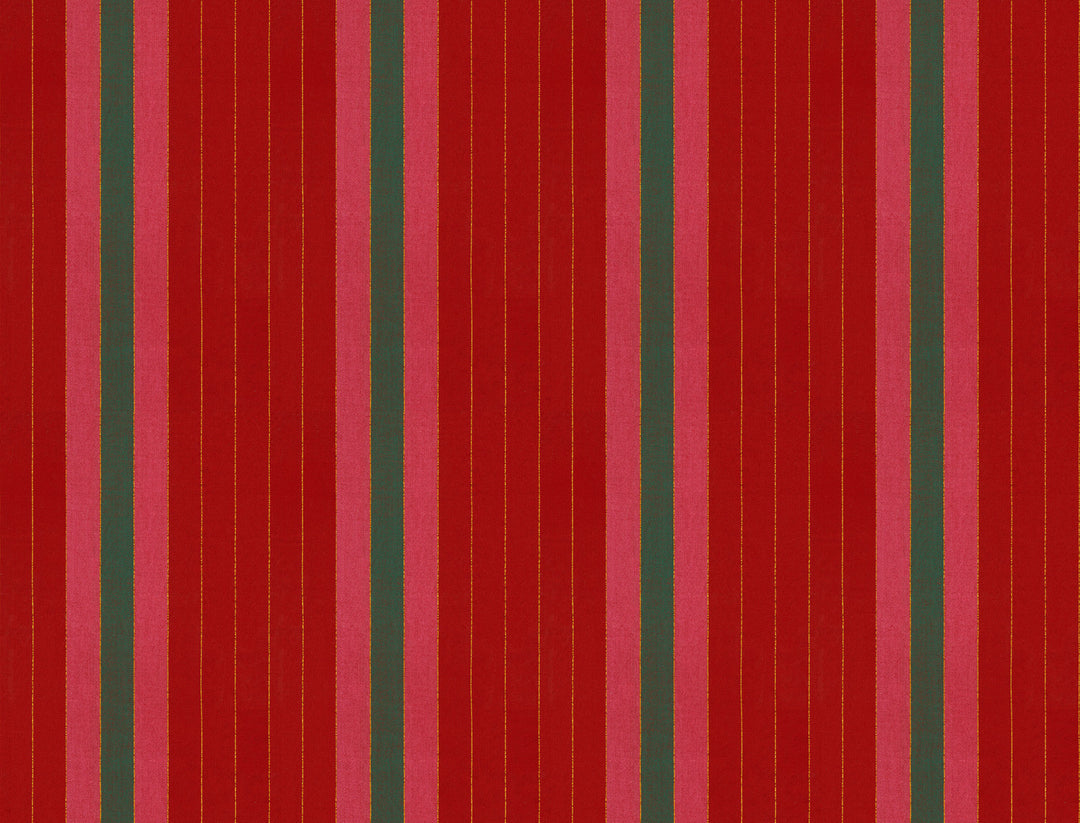 Ribbons in Cherry quilting fabric, part of the Silver Lining fabric collection by Anna Maria Textiles (SKU: WAMT112-25L)