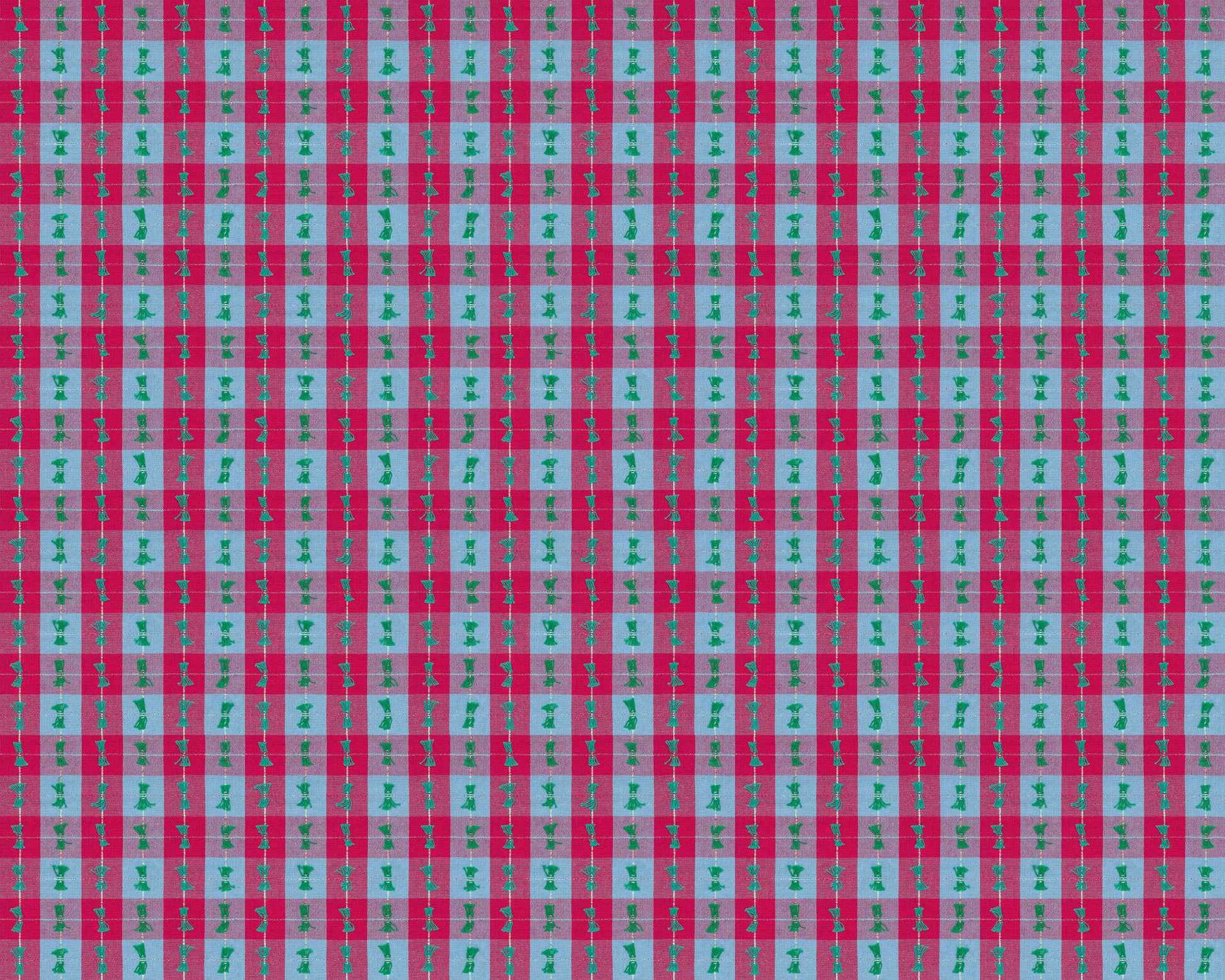 Presents in Sugarplum quilting fabric, part of the Silver lining fabric collection by Anna Maria Textiles (SKU: WAMT113-28C)