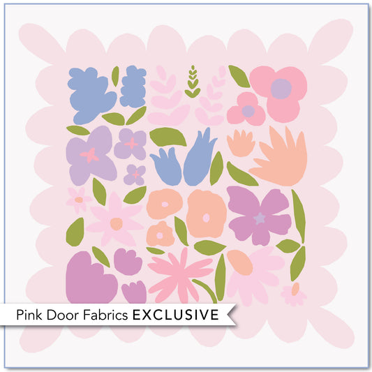 Wildflower Remix Quilt Kit [Pure Solids] - Fabric + Pattern (Preorder)