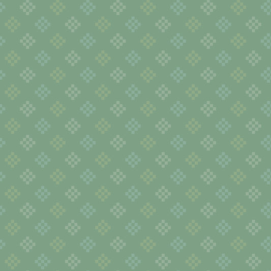 Woven - Patchwork Pine  - The RBD Designers - WN18964-PINE - Half Yard (Preorder)