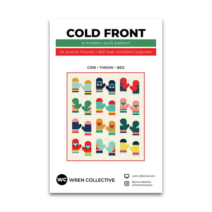 Cold Front - Wren Collective - Quilt Pattern - Paper Pattern
