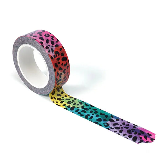 Rainbow Leopard Washi Tape - Smarty Pants Paper