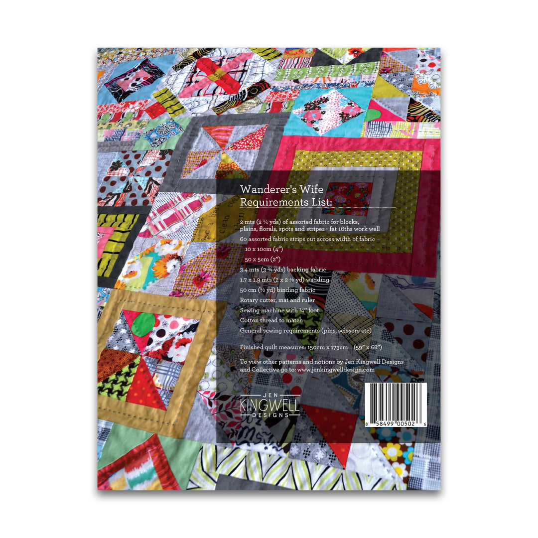 Wanderer's Wife - Quilt Pattern - Jen Kingwell - Printed Pattern (Preorder)