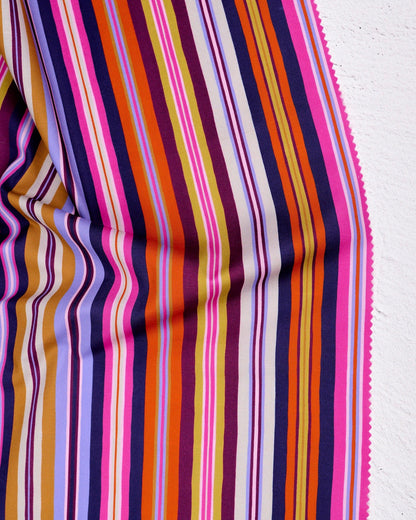 Wandering Eye - Stripe in Warm - Kathy Doughty - 91069-28 - Half Yard