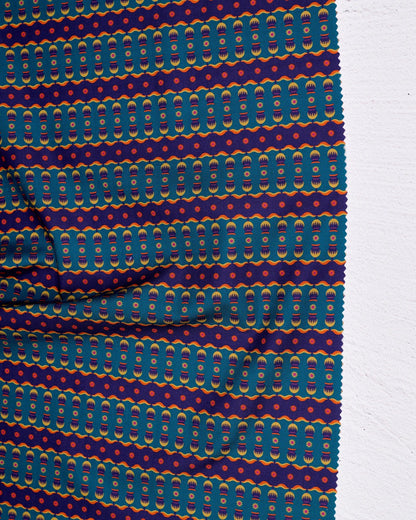 Wandering Eye - Gumnut in Cool - Kathy Doughty - 91072-68 - Half Yard