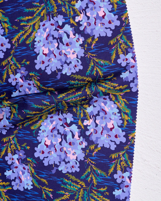 Wandering Eye - Rayon - Jacaranda in Cool - Kathy Doughty - R91067-49 - Half Yard