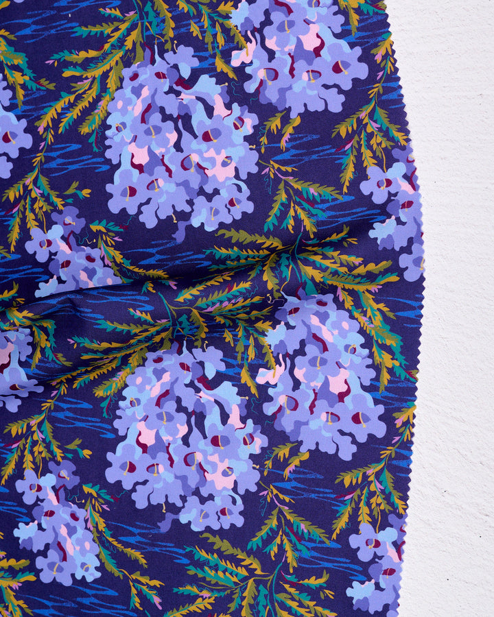 Wandering Eye - Jacaranda in Cool - Kathy Doughty - 91067-49 - Half Yard