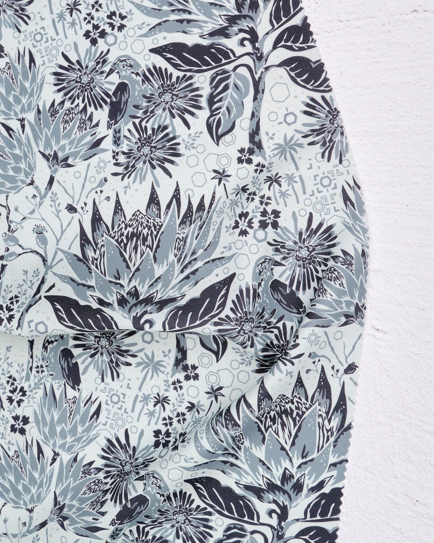 Wandering Eye - Rayon - Gathering in Neutral - Kathy Doughty - R91065-90 - Half Yard