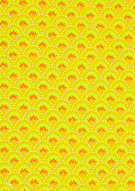 Wasabi Yellow quilting fabric by Petit Pan