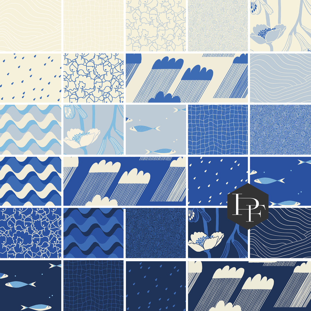 Water Half Yard Bundle, 27 Pieces - by Ruby Star Society