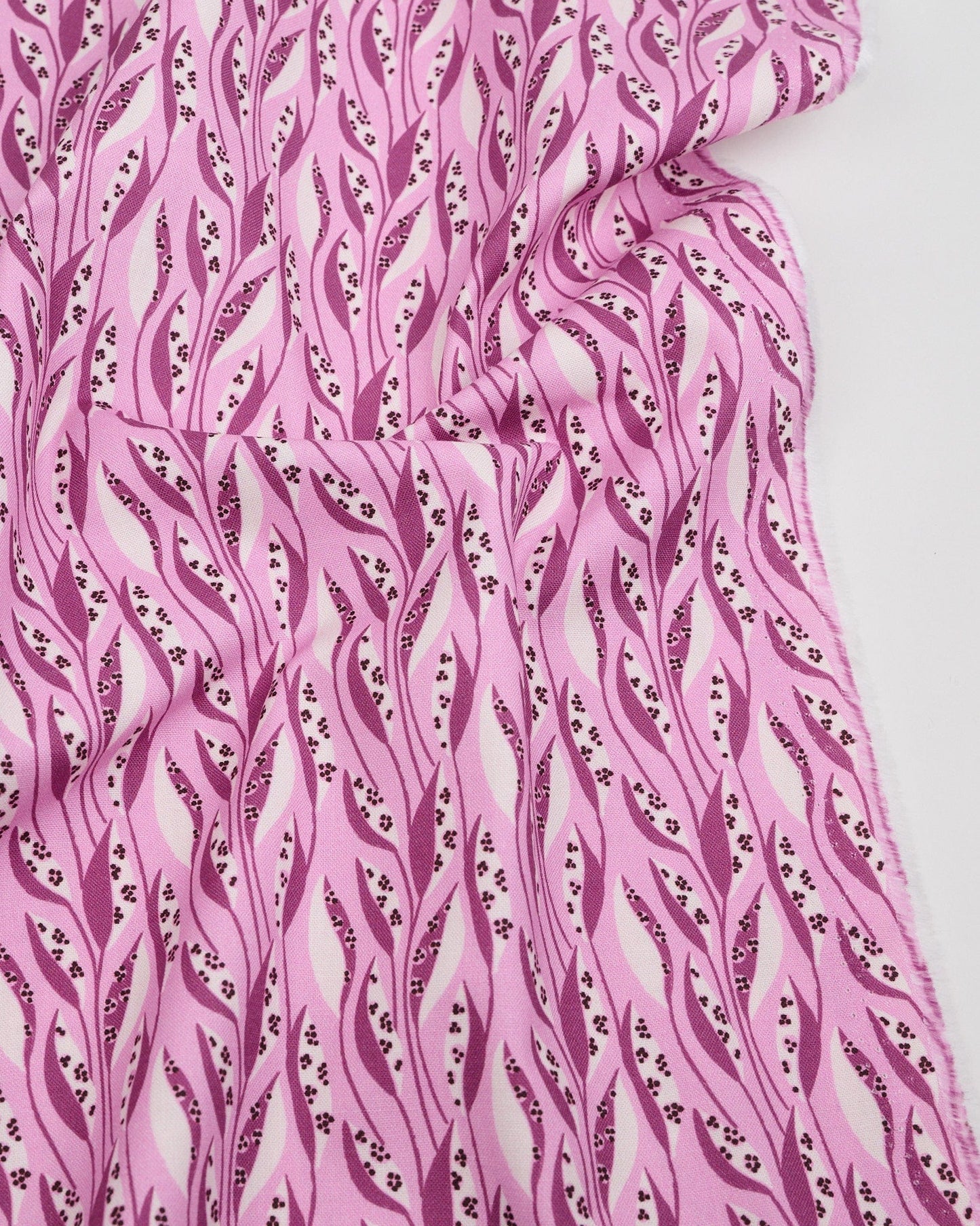 Cotton quilting fabric pattern called 'Bountiful'. Part of the 'Wild Haven' fabric collection. Designed by Juliana Tipton for fabric company Cloud 9 Fabrics. SKU: 227466. 44-45 inch width.