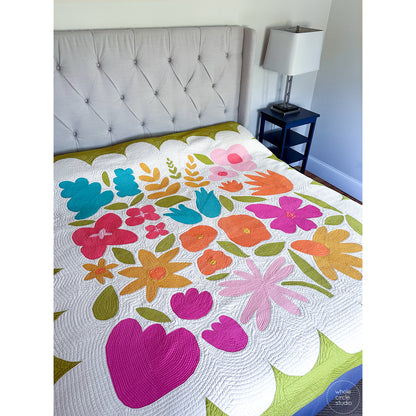 Wildflower Remix Quilt Kit [Bella Solids] - Fabric + Pattern (Preorder)