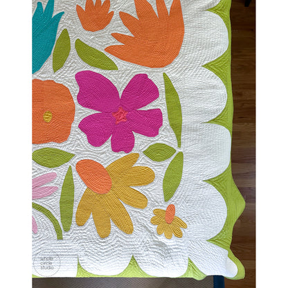 Wildflower Remix Quilt Kit [Bella Solids] - Fabric + Pattern (Preorder)