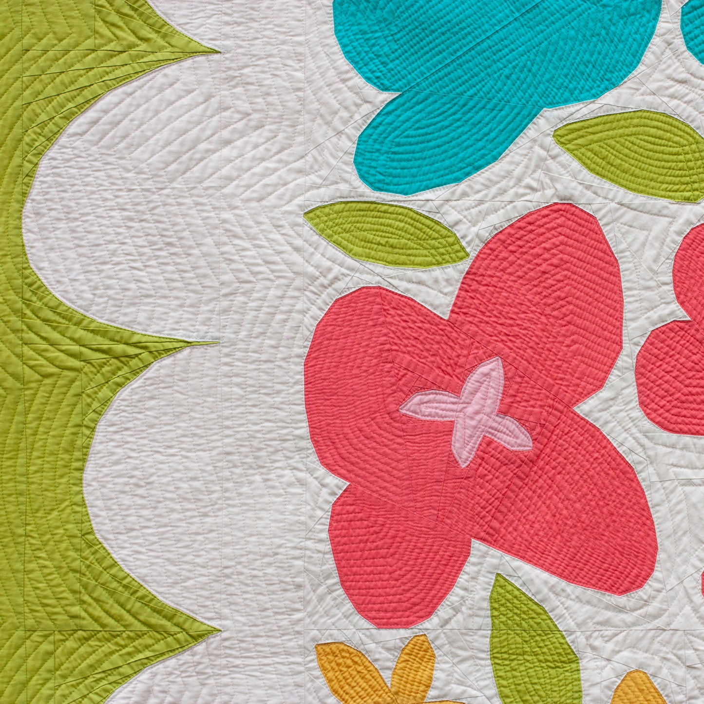 Wildflower Remix Quilt Kit [Bella Solids] - Fabric + Pattern (Preorder)
