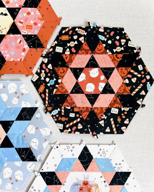 Woven Cosmos Quilt Kit - Only Treats by Lizzy House (Preorder)