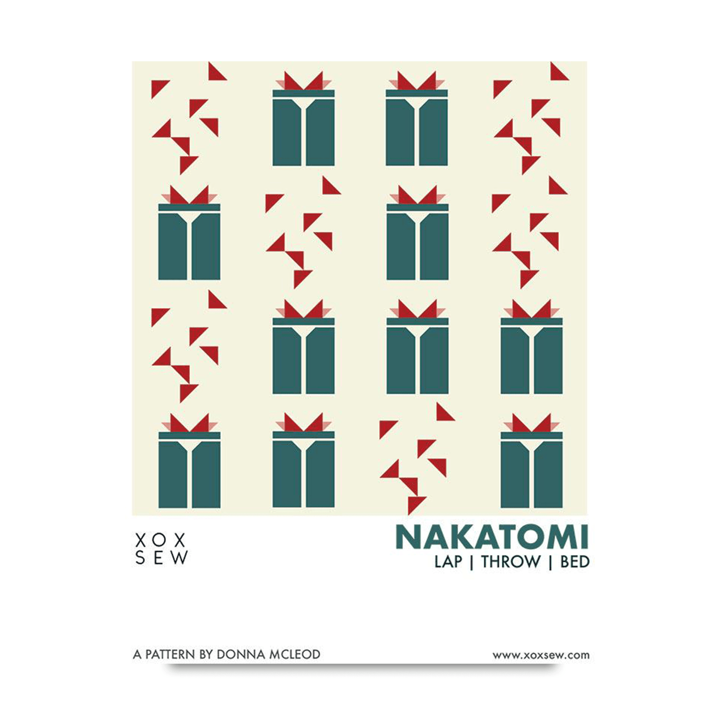 PREORDER - Nakatomi Quilt Pattern - Donna McLeod - XO 119 - Printed Pattern
