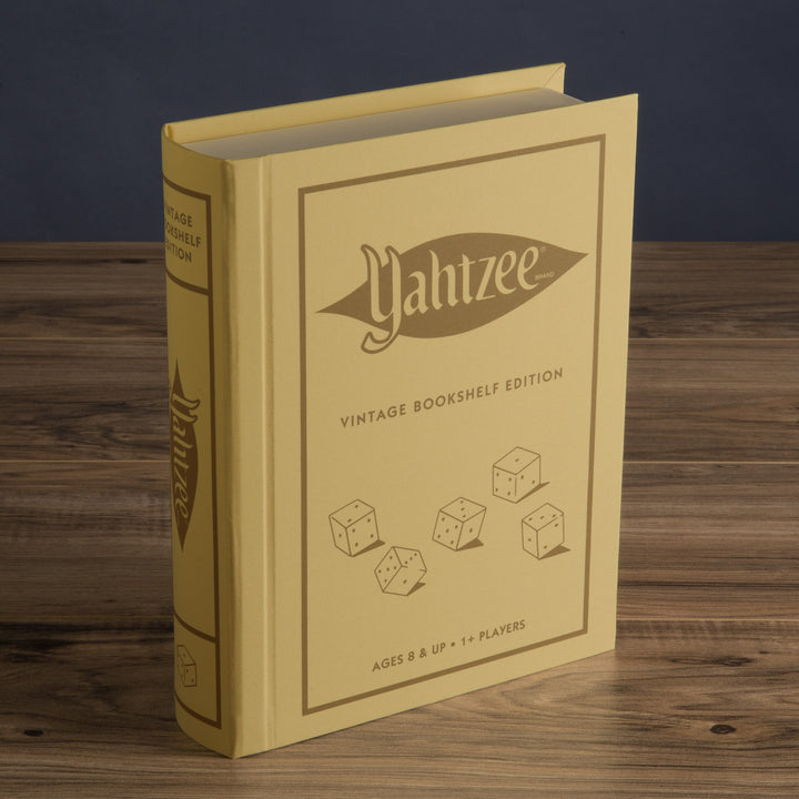 Yahtzee - Vintage Bookshelf Edition - Game Box