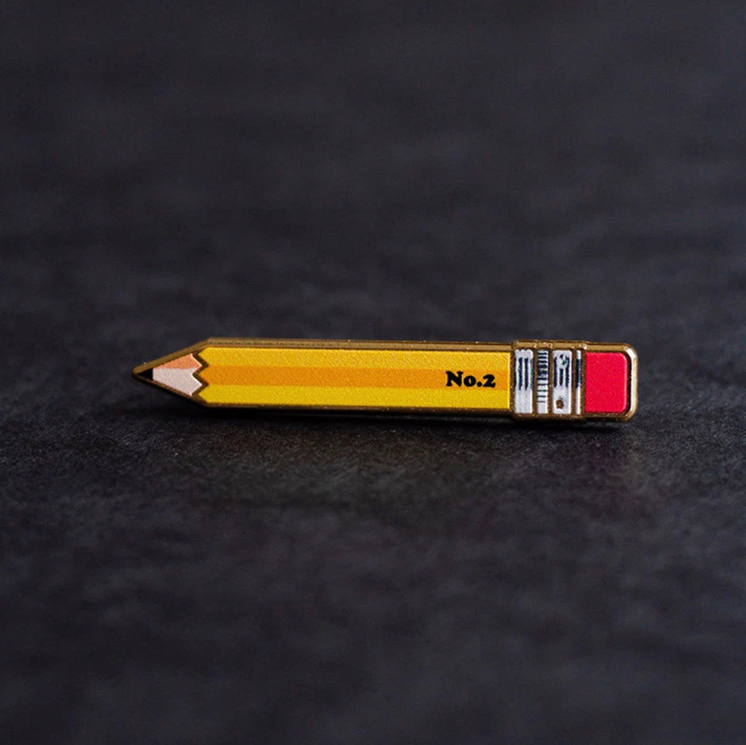 The Gray Muse - Yellow Pencil - Enamel Pin - TGM-A23-P414