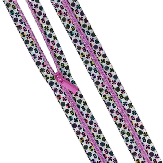 Sallie Tomato - Tula Pink Prince Charming Déjà Vu 3 Yds Zipper - ZBY5C142 (Preorder)