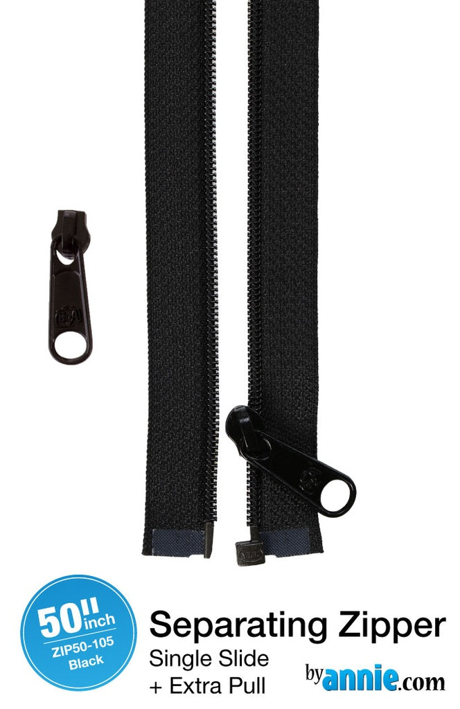 ByAnnie - 50" Separating Zipper + Extra slide (Preorder)