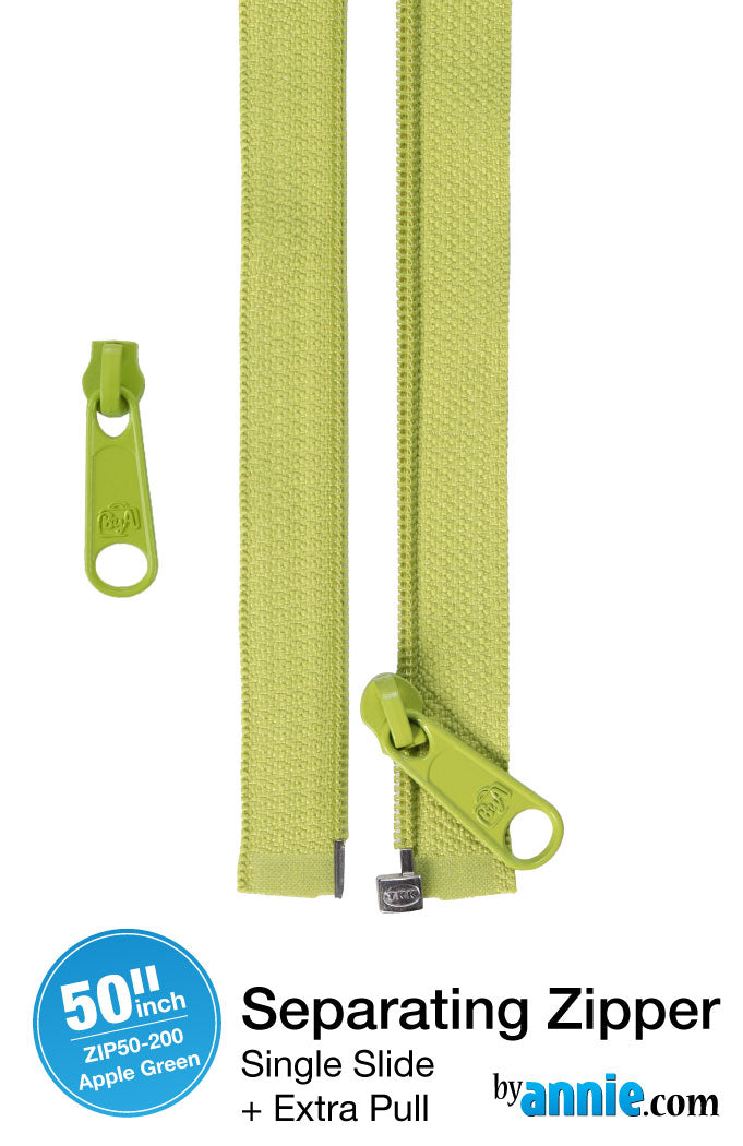 ByAnnie - 50" Separating Zipper + Extra slide (Preorder)