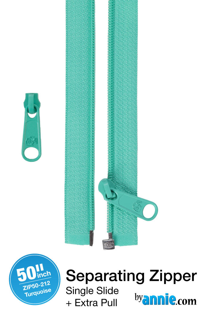 ByAnnie - 50" Separating Zipper + Extra slide (Preorder)
