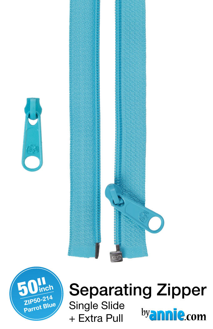 ByAnnie - 50" Separating Zipper + Extra slide (Preorder)