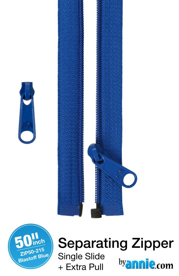 ByAnnie - 50" Separating Zipper + Extra slide (Preorder)