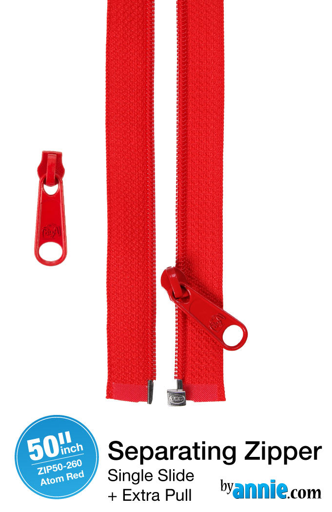 ByAnnie - 50" Separating Zipper + Extra slide (Preorder)