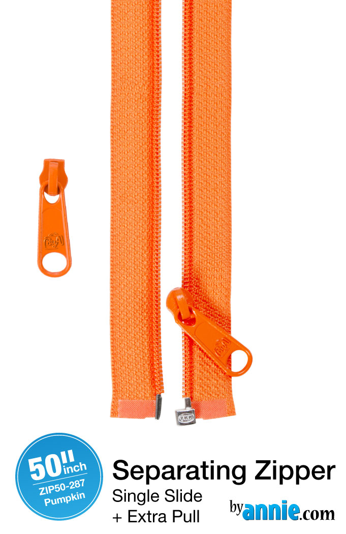 ByAnnie - 50" Separating Zipper + Extra slide (Preorder)