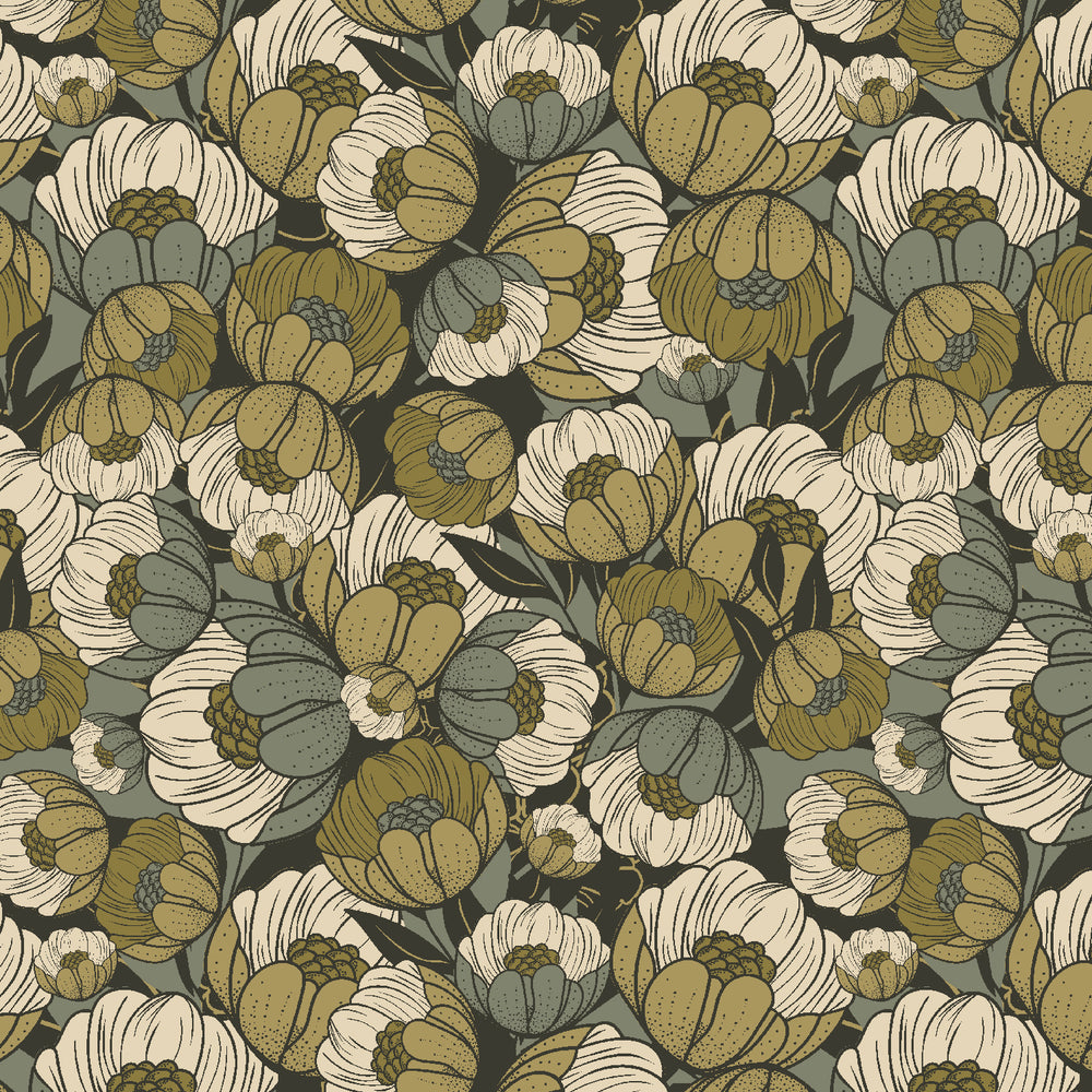 Scout Lake - Wild Flora in Verde - AC401-VE3 - Half Yard