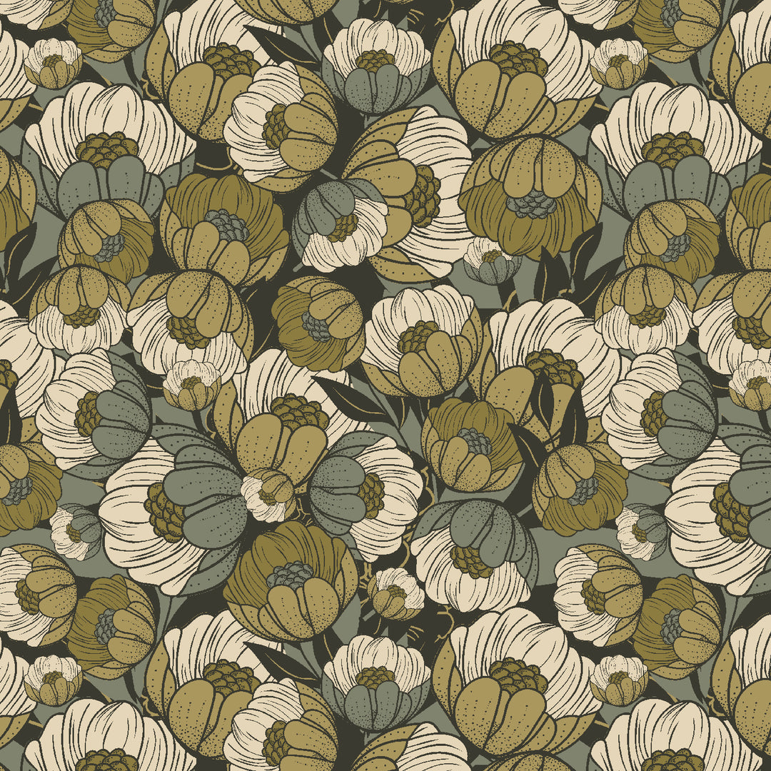 Scout Lake - Wild Flora in Verde - AC401-VE3 - Half Yard