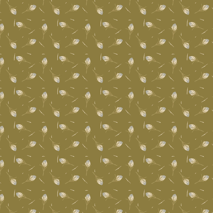 Scout Lake - Thistle in Olive - AC402-OL3 - Half Yard