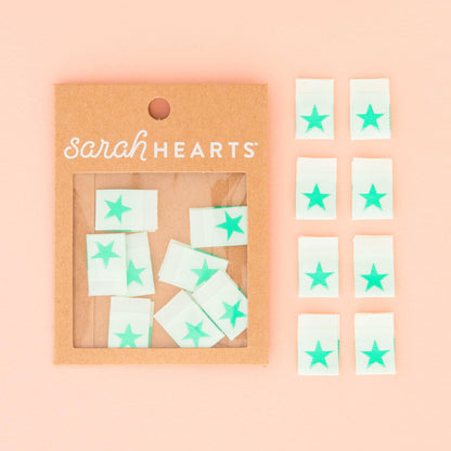 Sarah Hearts - Mint Green Star Labels - LP223