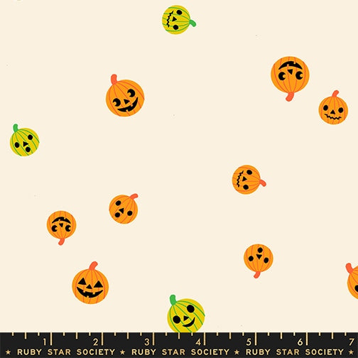 Trick or Treat Natural - Boo Valley by Ruby Star Society - Half Yard Fabric (Preorder)