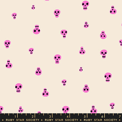 Charms Neon Pink - Boo Valley by Ruby Star Society - Half Yard Fabric (Preorder)