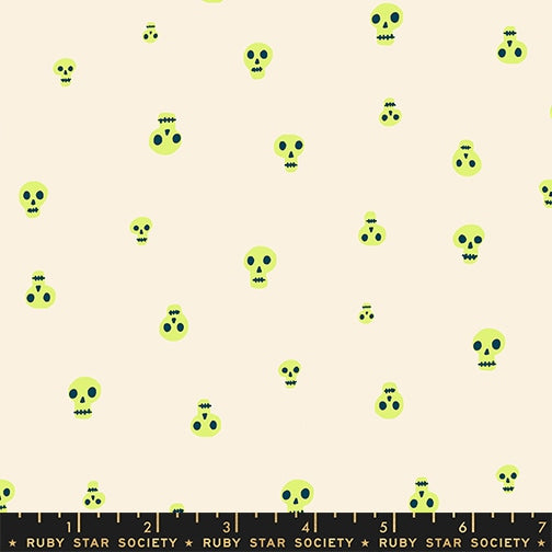 Charms Neon Yellow - Boo Valley by Ruby Star Society - Half Yard Fabric (Preorder)