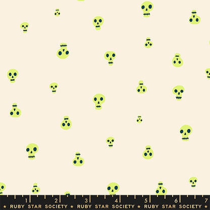 Charms Neon Yellow - Boo Valley by Ruby Star Society - Half Yard Fabric (Preorder)