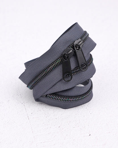 Oil Slick - Handbag Zipper - Renaissance Ribbons