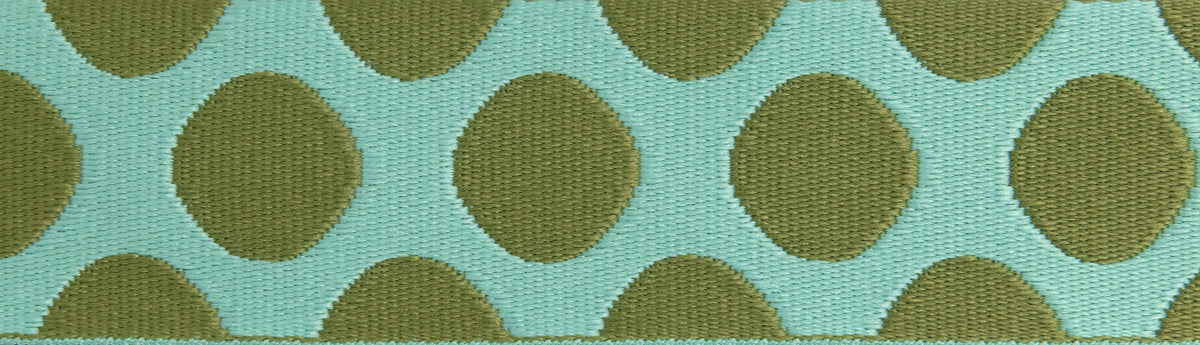 Down to Earth - Dot WEBBING in Mint to Be - 1-1/2" width - by Tula Pink - 3 Yard Pack (Preorder)