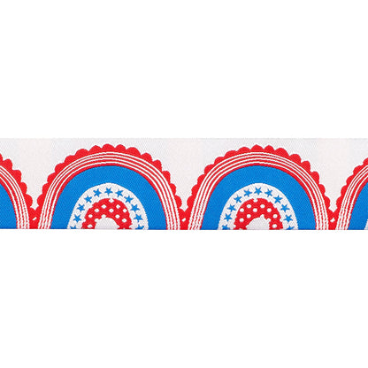 250th Birthday - Flag Swag - 1-1/4" width - by Renaissance Ribbons - One Yard