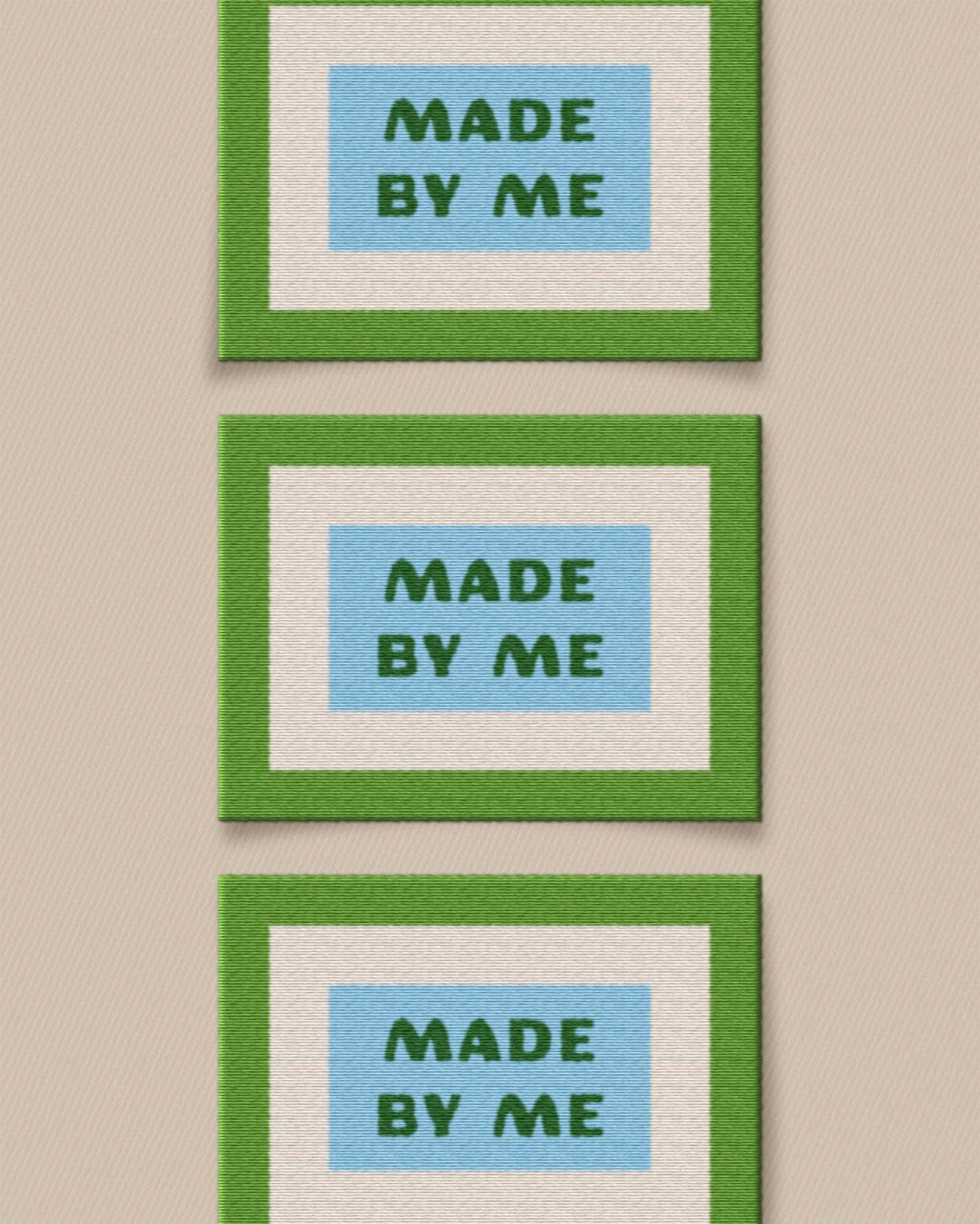 Made By Me Large Garment Labels: Set of 6