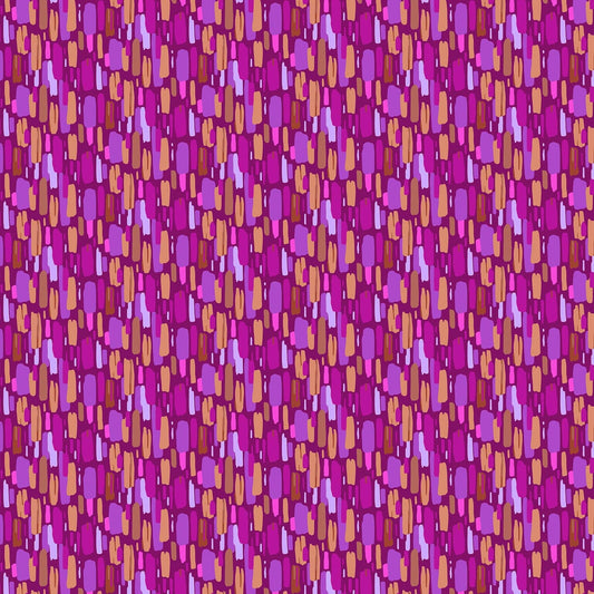 Dappled in Plum quilting fabric, part of the Daisy Crush fabric collection by Heather Bailey (SKU: 91283-28)