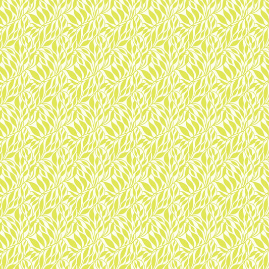 Wander in Citrine quilting fabric, part of the Daisy Crush fabric collection by Heather Bailey (SKU: 91286-50)